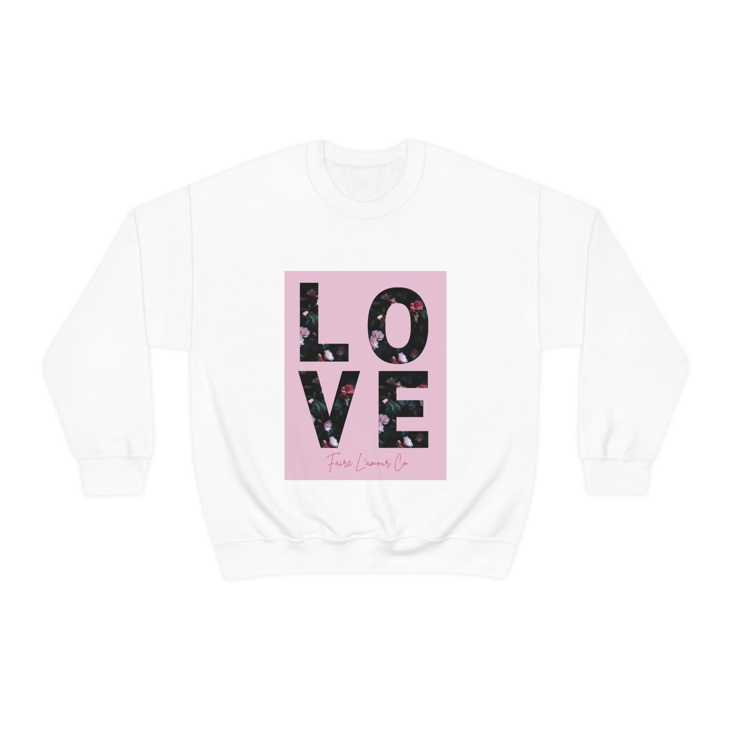 'Love' Unisex Crewneck Sweatshirt